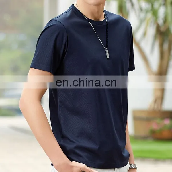 2017 New Design Fitness T-shirt Cotton Round Neck photo-4