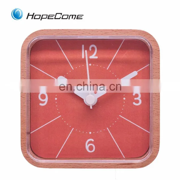 Custom Design Wooden Table Clock With High Quality photo-5