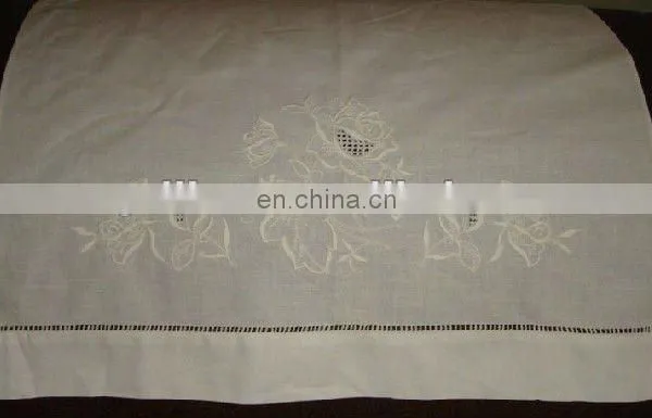 Hemstitched Linen Tea Towel