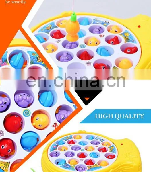 Hot Selling 2017 Electric Magnetic Battery Operated Fishing Game Baby Toy With Music photo-2