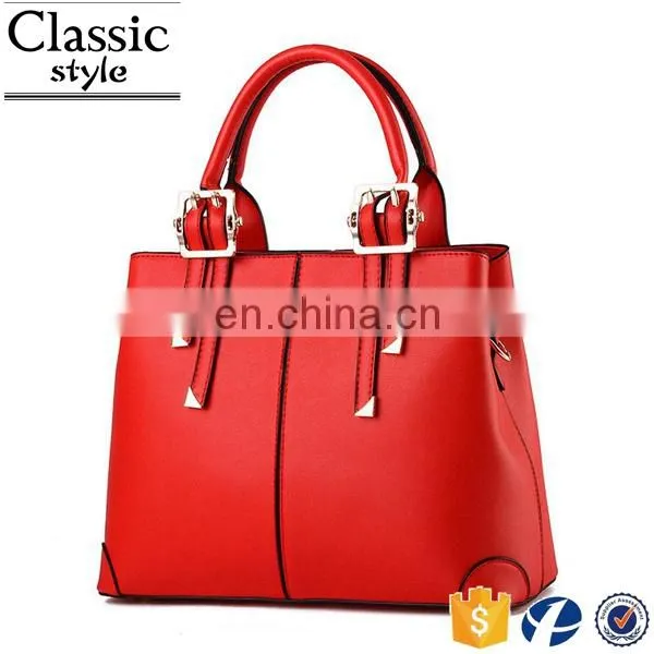 CR Best Selling Products in Europe Lady Fashion Office Bag Sky Blue pu Leather Handbag photo-5
