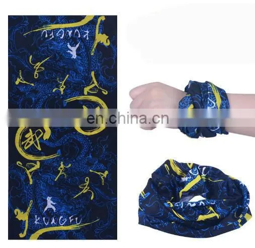 Fashion Cotton Digital Printing Custom Design Printed Multifunctional Bandana photo-4