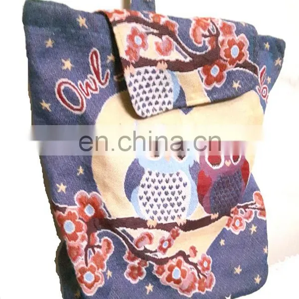 Cotton Canvas Shoulder Backpack Bags photo-2