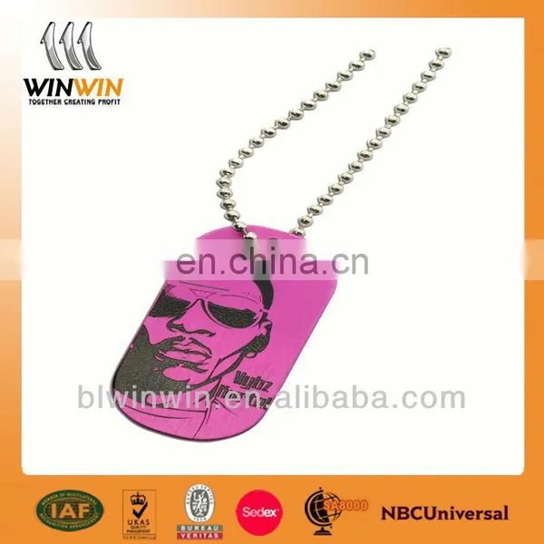 New Design Pink Metal Dog Tags photo-2