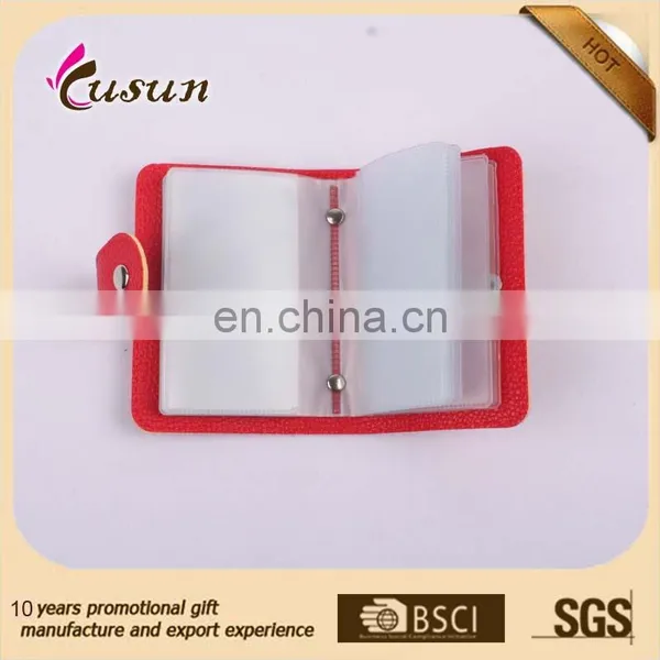 New Short PU Leather Credit Card Holder/ Leather Card Case/PU Card Holder photo-6