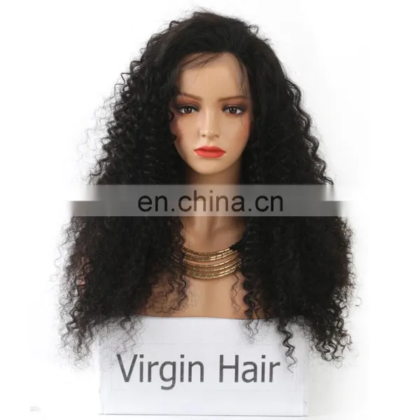 Wholesale Price Customized Curly Virgin Brazilian Hair Afro Human Hair Wig