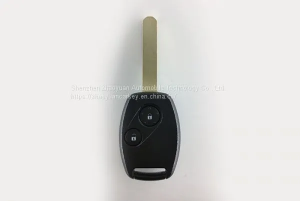 2 Buttons Honda Old Civic Straight Handle Remote Key photo-2