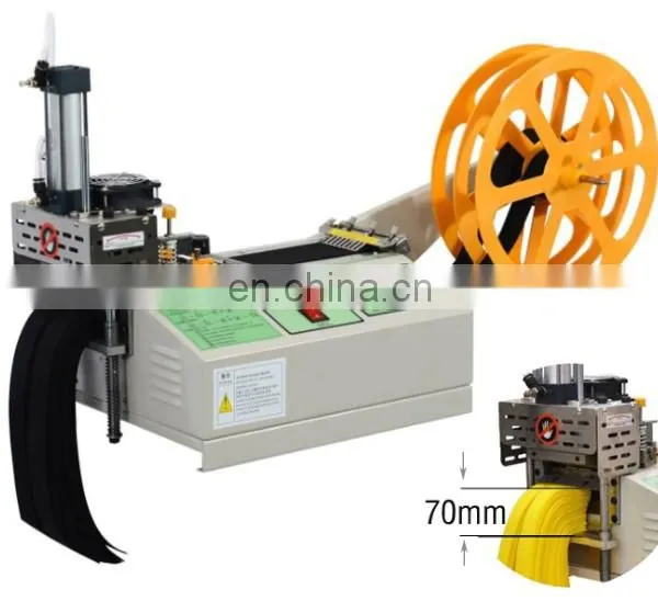 China Ready to Ship Automatic Hot Knife Blade Nylon Webbing Tape Ribbon Cutter Cutting Machine photo-4