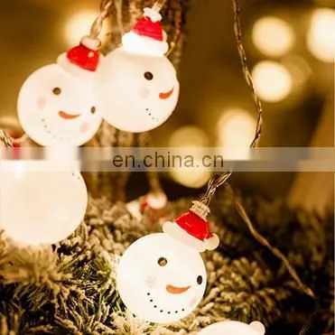 Battery Powered Quality Santa Xmas Snowman Led String Lights Garden Home Holiday Lighting Christmas Decorative Fairy Light photo-6