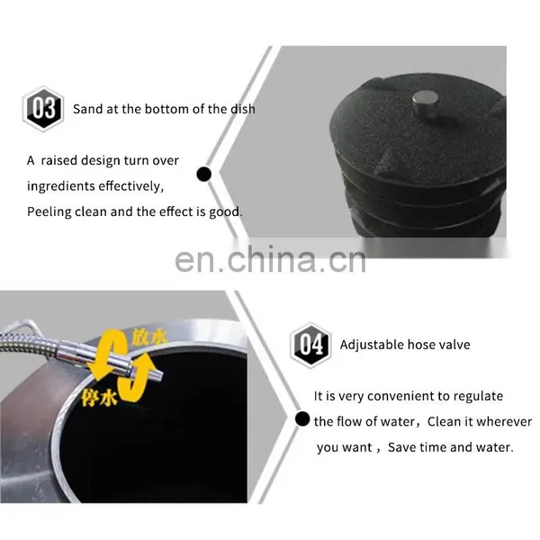 YQ-450 Peeler Machine for Potato Sweet Potato Ginger Garlic Onion With Best Price and Nice Quality photo-5