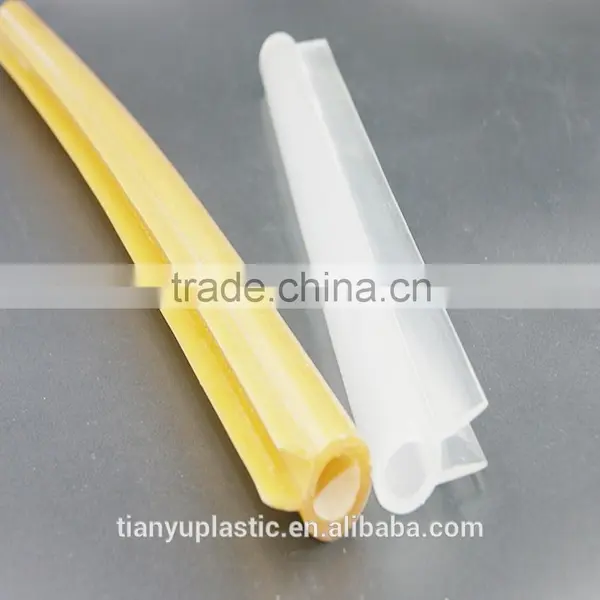 Transparent Material Good Quality PVC OEM Extrusion Profile,pvc Para Ventanas photo-2