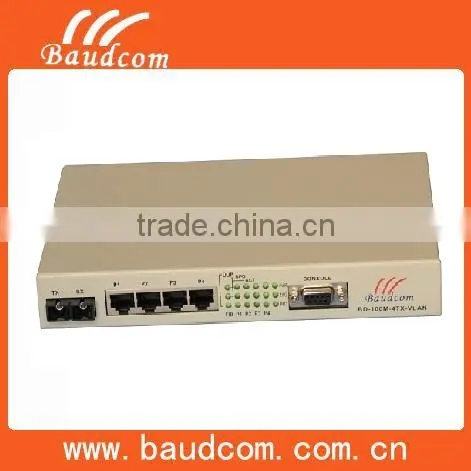 Hot Selling Dual Fiber 20km 4 Ports Fiber Media Converter photo-2