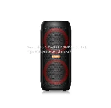 New Hot Dual 8 Inch Led Colorful Light Speaker With Bluetooths