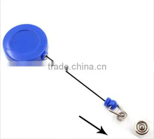 New ID Card Holder 20pcs Reel Retractable Badge Key Tag Clip Name Smiling Face photo-5