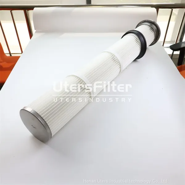 178x1000mm UTERS Stainless Steel Flange Hoisting Back Blow Dust Filter Element photo-4