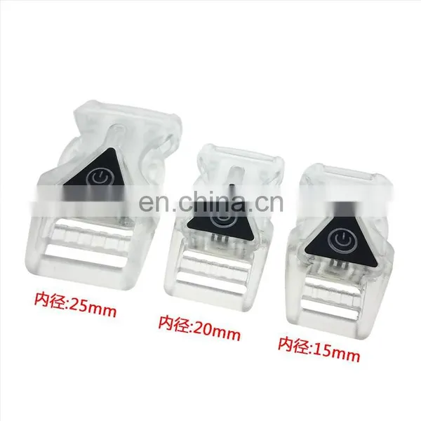Wholesale Factory Supplier Patent LED Pet Collar or Harness Buckle Safe at Night Buckle photo-3