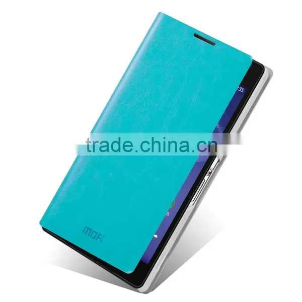 MOFi PU Leather Flip Case Cover for Sony Xperia Z2, L50t, L50u, Mobile Phone Case photo-6