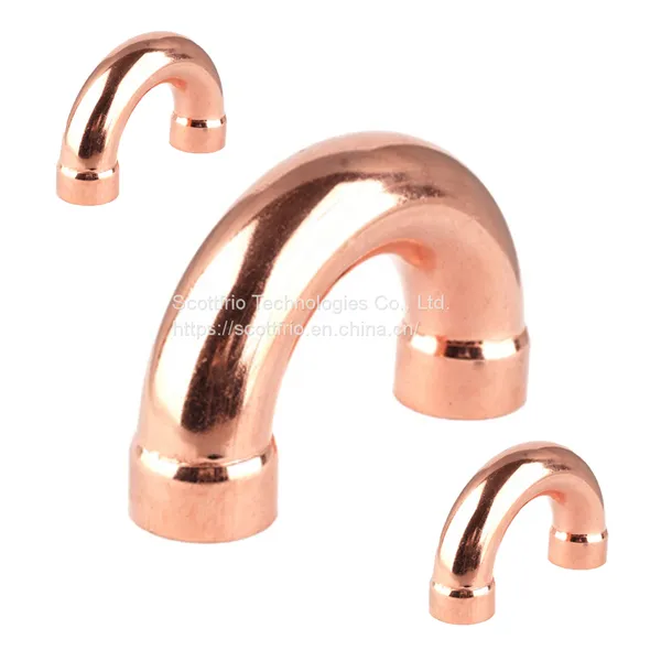 U Elbow1/2 Copper Fittings180 Degree Elbow Copper Refrigeration Parts Return Bend Copper Welding Pipe Fitting
