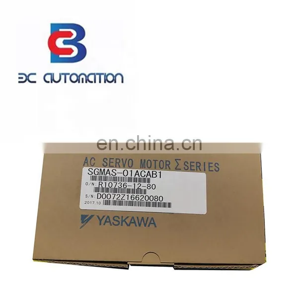 Original New Electric Engine Motor Yaskawa 100W SGMAS-01ACAB1 AC Servo Motor Price photo-5