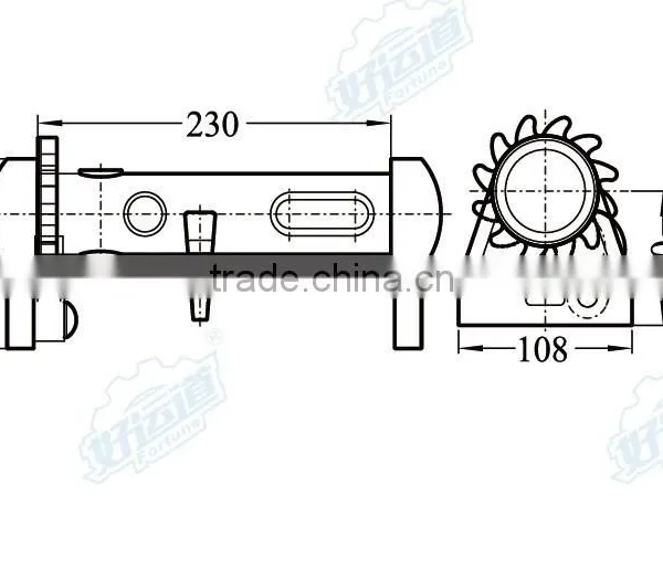 08148 Heavy Duty Winch,Weld-on Combination Webbing and Cable Winches photo-2
