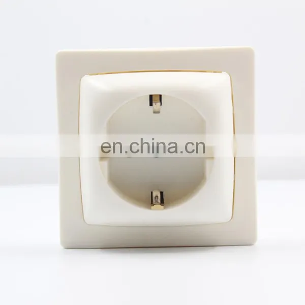 Yaki Hot Selling Wall Socket Universal Contracted Switch White Copper Accessories French Standard Socket Wall Socket photo-4