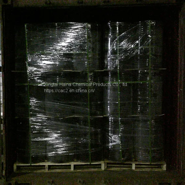 Calcium Carbide 15-25mm 100kg Steel Drum With Fumigation Pallets photo-3