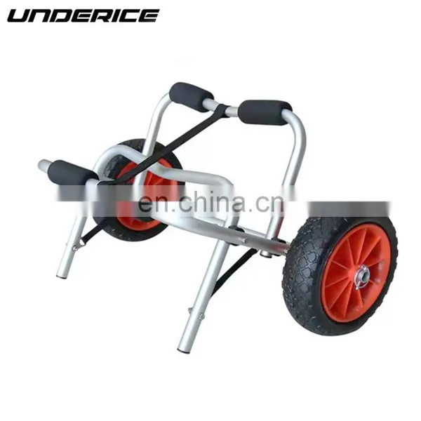 Uice Multifunction Foldable Aluminium Mini Trolley Kayak Beach Trolley Kayak With Two Balloon Wheels photo-2