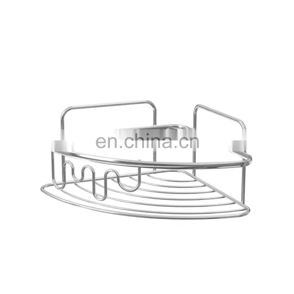 Wall Mounted Stainless Steel Storage Holders Rack Kitchen Corner Shelf Rack Bathroom Corner Rack
