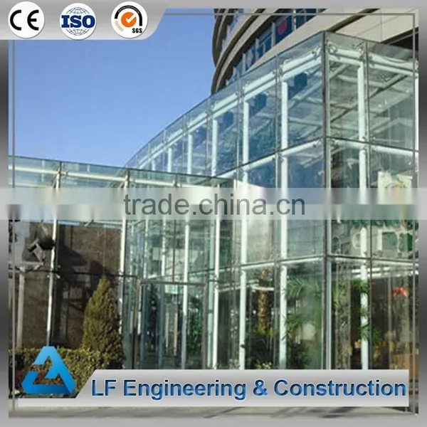 Hot Dipped Galvanized Steel Structure Curtain Wall photo-4