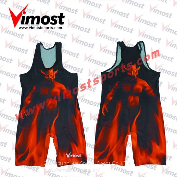 Custom Sublimation Wrestling Singlet photo-3