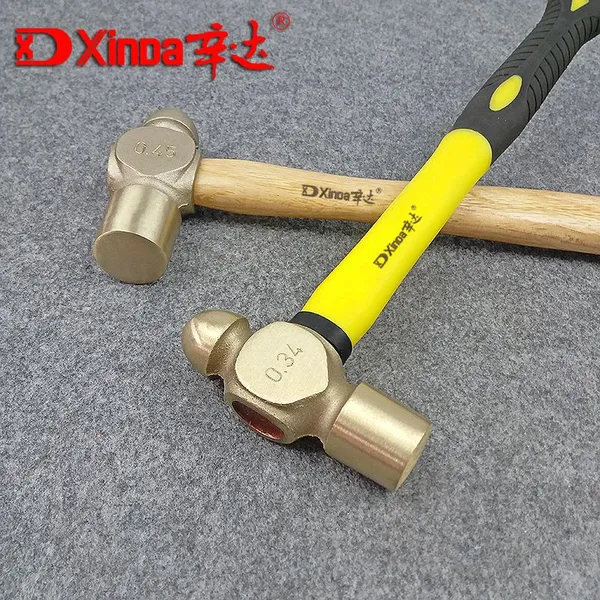 Xinda Non sparking Ball pein Hammers Copper alloy and Explosion proof Hand Tools Factory