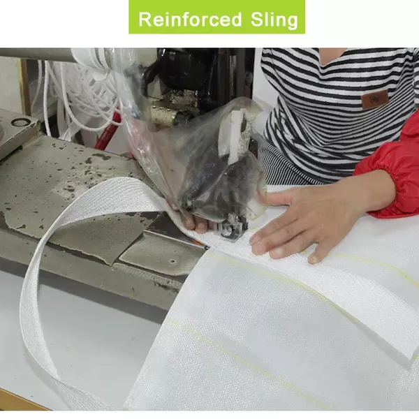 Heavy Duty Formstable Dustproof Woven Polypropylene Bags PE Liner ISO Bulk Bag 1m3 FIBC Bag For Sand photo-5