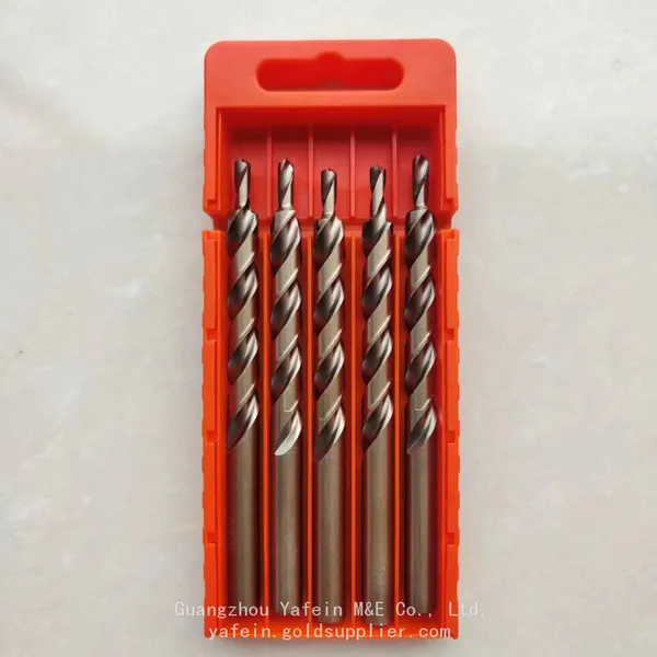 5pcs Customized HSS Step Drill 6542 High Speed Steel Step Drill 9mm to 4.5mm Step Drill With 2nd Level Straight Shank for Stainless Steel, Aluminum Alloy, Wood Screws and Countersink Drill Bits. 5pcs for Deal, Customized 300pcs for Deal photo-2