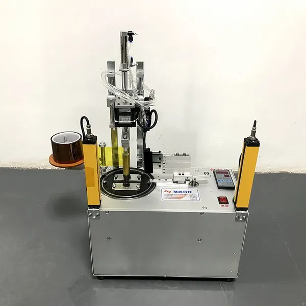 HY-B03 Double Down Pressure Pneumatic Induction Coil Tape Machine photo-3