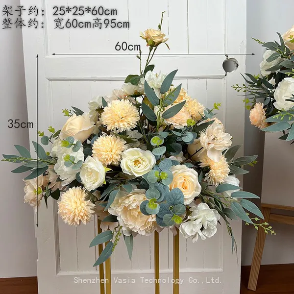 Factory Direct Wedding Silk Flower Garlands - Hanging Vine Silk Flowers, Wedding Arch Silk Flowers photo-2