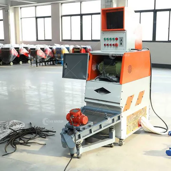 Small Cable Wire Granulator Machine Scrap Copper Granular Crushing Rubber Shredding MIni Plastic Cutter in Recycle Market
