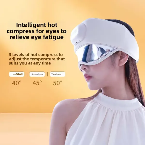 Immersive White Noise Sleep Therapy Head Massager | Heated Air Compression Helmet | OEM Wellness Solutions photo-2