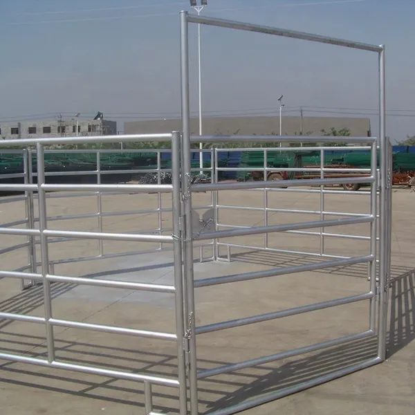 Wholesale Heavy Duty Galvanized Livestock Cattle Sheep Horse Panel Used Corral Panels photo-6