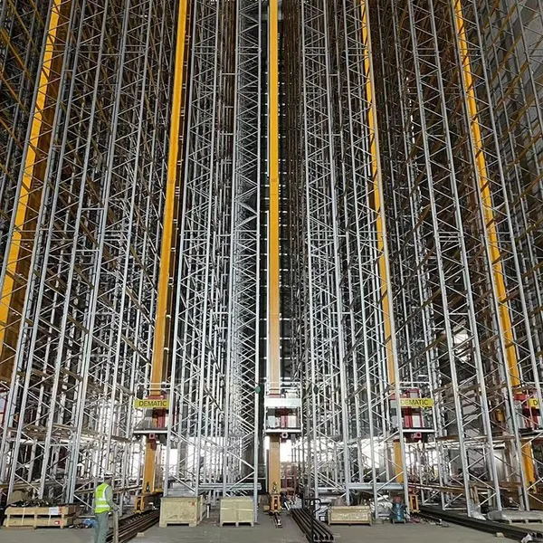 Mehrstufiges Regalsystem, ASRS-Lagerroboter-System zur Lagerung, Rückholung und Kommissionierung, Asrs-Regalsystem photo-2