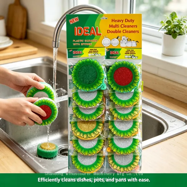 Multi-Use Scrub Sponges Sliver Dishwashing Sponges for All Household Tasks photo-3