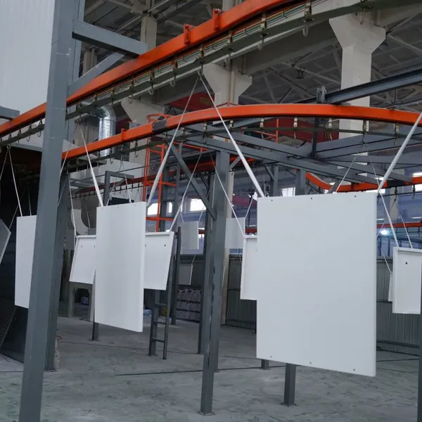 High Efficiency Machinery Coating Production Line for Heavy Machinery Metal Parts Coating