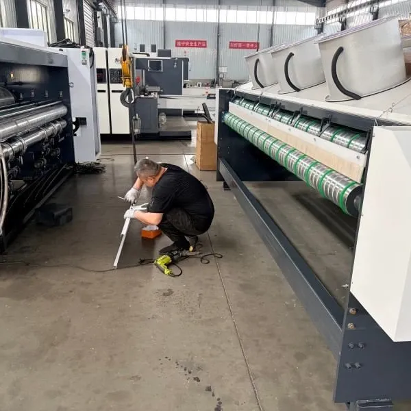 Economic 3 Color Printing Slotting Die Cutting Carton Machine photo-4