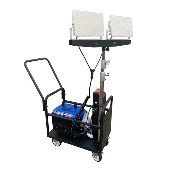 Portable Silent Diesel Generator Integrated Outdoor Mobile Emergency Lighting Tower photo-3