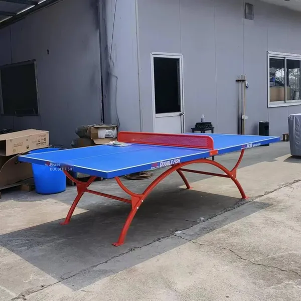 Double Fish Table Tennis Table, Outdoor Rainproof Table Tennis Table for Home Use