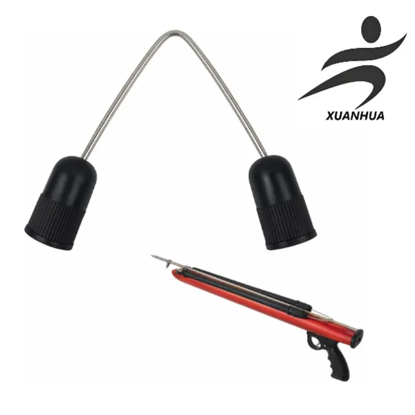 Speargun Band With Stainless Steel Wishbone, 33.5 Inch Latex Rubber Tubing for 16mm Euro Speargun, Replacement Sling for Spearfishing Equipment