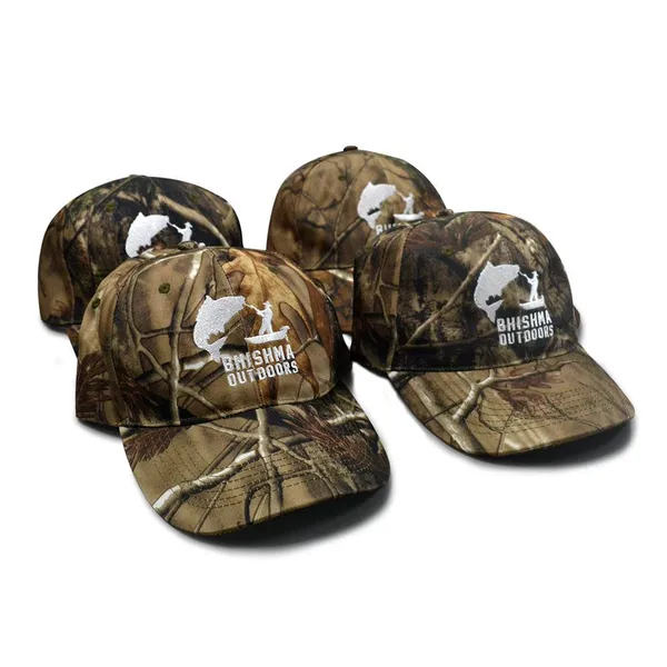 OEM Hot Sale Camo Print Embroidery Logo Real Tree Camo Camouflage Baseball Caps Hats