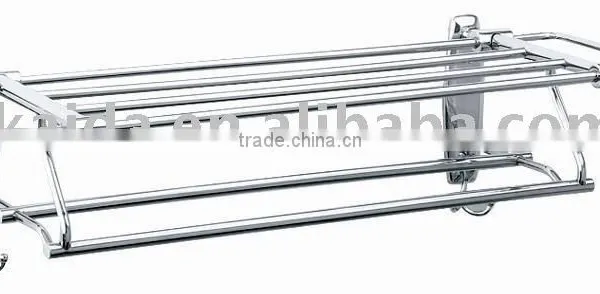 Stainless Steel 2 Tier Towel Rack With Hook B-003
