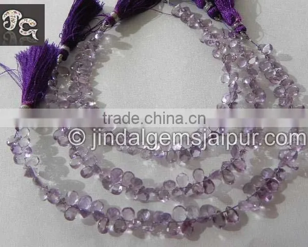 Wholesale Amethyst Cut Pear Beads