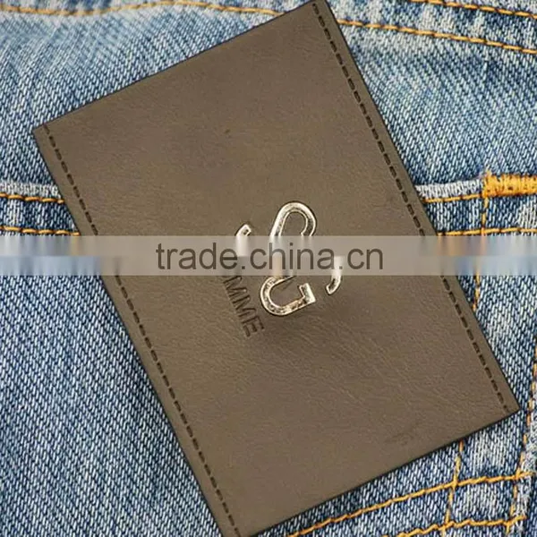 China Good Supplier Best Belling Jeans Leather Patches Customized photo-2