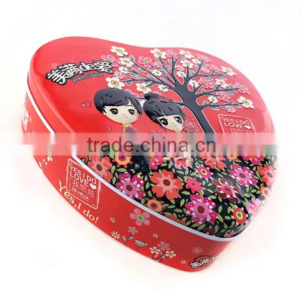 Heart Shaped Metal Tin Box,heart Shape Tin Boxes for Chocolate,food Tin Can Making Machinery
